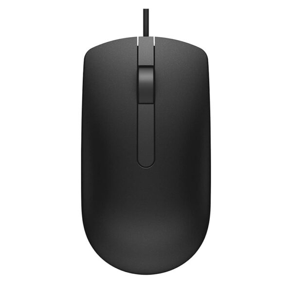 Dell MS116 Wired Optical Mouse, 1000DPI, LED Tracking, Scrolling Wheel, Plug and Play