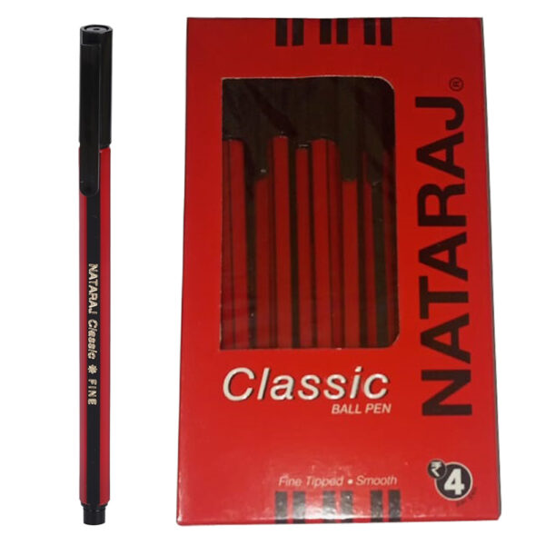 Nataraj Classic Ball Point Pens - Blue : Set of 6 Box | Total 120 Blue Ball Point Pen | Use & Through Pens - Image 3