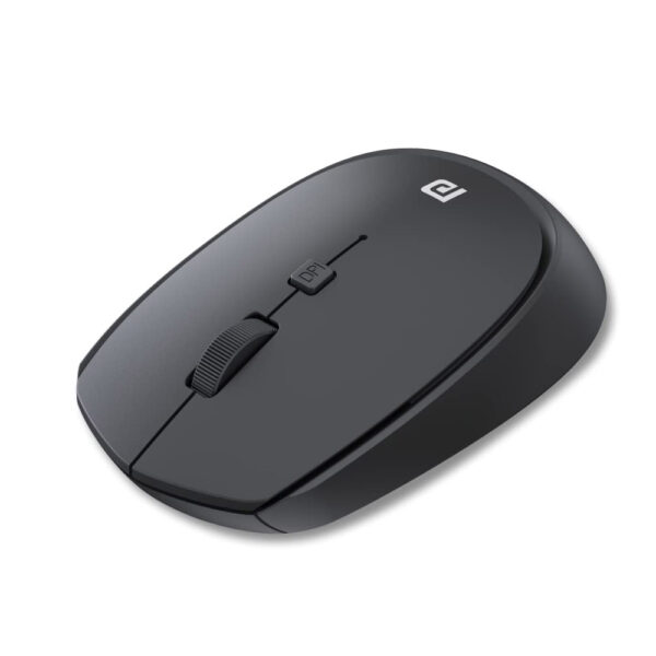 Portronics Toad 23 Wireless Optical Mouse with 2.4GHz, USB Nano Dongle, Optical Orientation, Click Wheel, Adjustable DPI